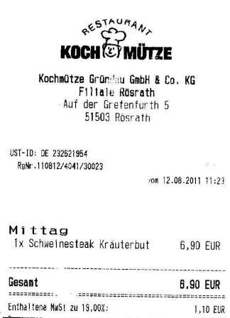 nift Hffner Kochmtze Restaurant